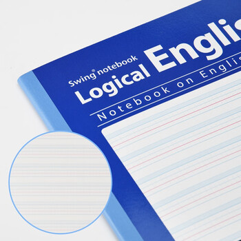 Nakabayashi仲林英语本B5/30张 学生作业本外语单词练习笔记本 10段