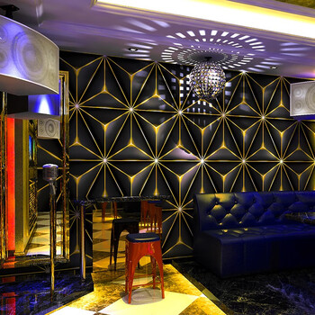 ktv墙纸歌厅闪光墙布3d立体反光专用酒吧主题包厢清吧背景墙壁纸ktv