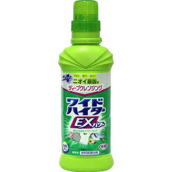 花王kao日本进口酵素ex彩漂液衣物去渍护色增色洗衣液600ml瓶