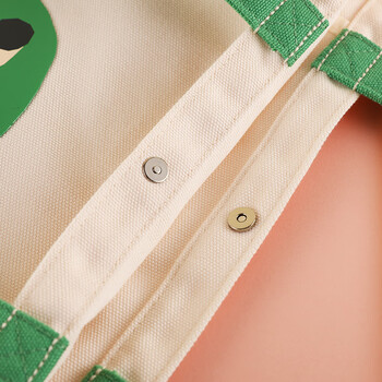 国誉（KOKUYO）Tyakasha塔卡沙联名托特包便携时尚帆布袋ins手提袋补习袋单肩包 补习袋 米色1个 WSG-KB3M02-7