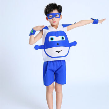 语禾恬环保服装儿童男生男孩幼儿园环保时装秀女六一儿童环保服装飞侠