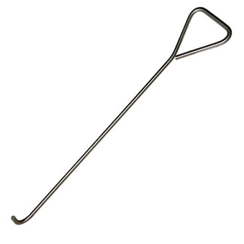 井盖钩子通讯下水道拉钩撬棍污水盖工具不锈钢井盖钩电力物业铁钩 0.
