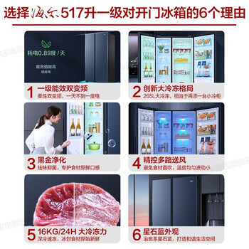 海尔海尔517升一级双变频巨能冻冰箱靠谱吗?体验一说真实感受