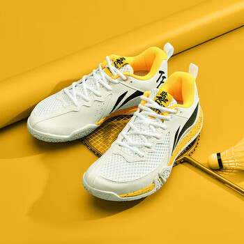 李宁（LI-NING）羽毛球鞋贴地飞行2LITE 标准白AYTT003-3 38
