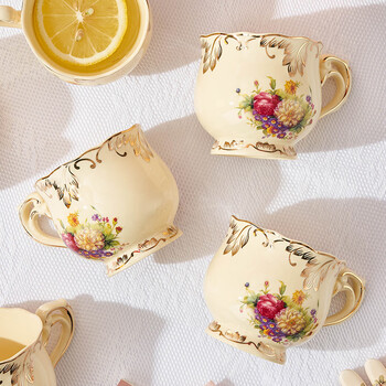 友来福欧式茶具套装英式下午茶茶杯陶瓷水杯具咖啡杯套装乔迁礼物