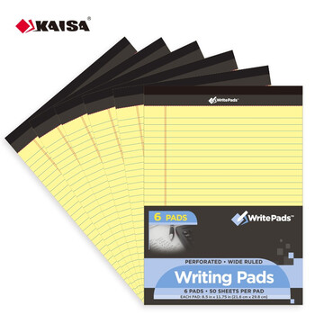 凯萨(KAISA)WritePads拍纸本美式A4/50张笔记本记事本 上翻办公本子草稿本 6本装 KSU-0182 凯萨(KAISA)WritePads拍纸本美式A4/50张笔记本记事本 上翻办公本子草稿本 6本装 KSU-0182