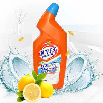 威力王子柠檬洁厕霸680g*3瓶 家庭马桶清洁厕液柠檬清香厕所除垢