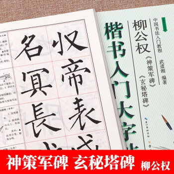 柳公权神策军碑 玄秘塔碑中国书法入门教程柳体楷书入门大字帖毛笔书法教材笔画部首结构讲解崇文书局 武道湘 摘要书评试读 京东图书