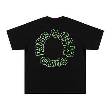 kuclut国潮fff官方联名afgk国潮短袖男2023夏季新款美式基础字母刺绣