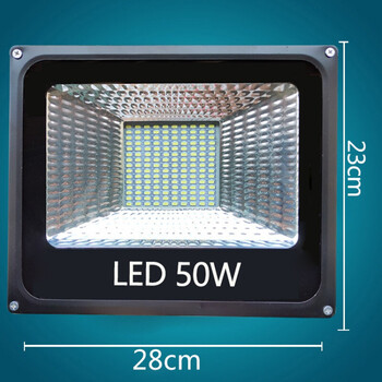 led超亮工地工程用照明探照灯强光户外远程工作工业工厂投光射灯户外