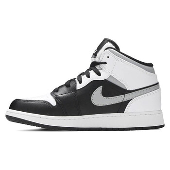 耐克(nike)air jordan 1 aj1乔1女高帮篮球鞋 554725 小熊猫 灰白黑
