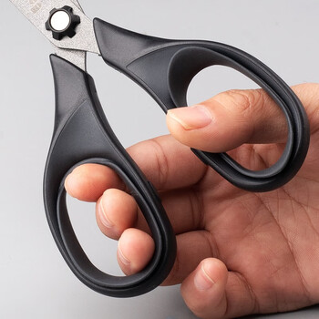 三木(SUNWOOD) 名匠系列 170mm特氟龙防粘防锈家用办公剪刀 黑色 MC32 三木(SUNWOOD) 名匠系列 170mm特氟龙防粘防锈家用办公剪刀 黑色 MC32