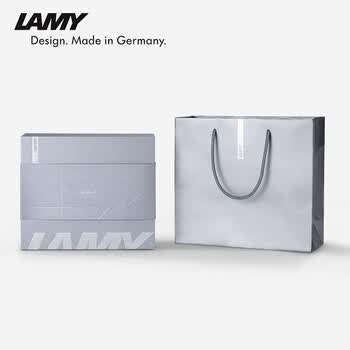 LAMY钢笔礼盒 狩猎系列墨水笔套装正姿钢笔 企业团购定制礼品商务签字笔节日高档礼物 蓝色0.5mm