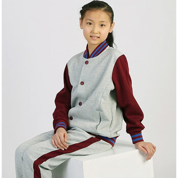 济南师范附属小学校服秋季级威达灰色130
