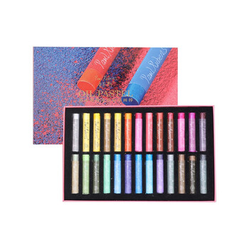 鲁本斯（PaulRubens）珠光24色油画棒软性重彩油画棒套装儿童蜡笔美术炫彩涂鸦绘画可水洗0119140