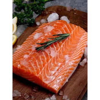 i新疆三文鱼国产新疆三文鱼中段500g新鲜现切鲜活生鱼片冰冻即食国产