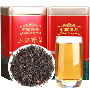 屹宏（yihong）三江野茶花果香兰型 广西柳州三江红茶罐装 布央高山小种功夫浓香 250g