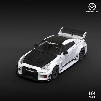 壹号站台1 64dream系列尼桑gtr3 0蒂芙尼蓝lb改装款合金仿真汽车模型尼桑gtr3 0白黑拼色 图片价格品牌报价 京东
