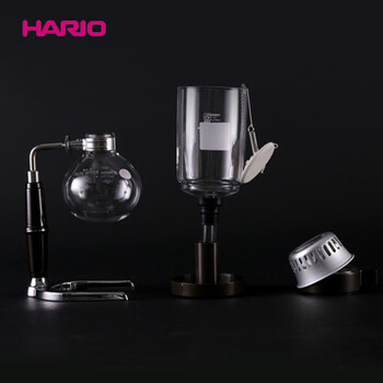 HARIO 原装进口虹吸壶虹吸赛风式耐热玻璃咖啡壶套装咖啡器具360ML