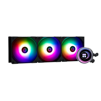 Thermalright(利民) Frozen Notte 360 BLACK ARGB冰封魔境 360水冷 一体式水冷散热器 多平台FN360 BLACK ARGB