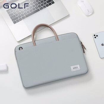 高尔夫（GOLF）电脑包女14英寸手提苹果笔记本华为单肩斜挎包商务公文包女通勤