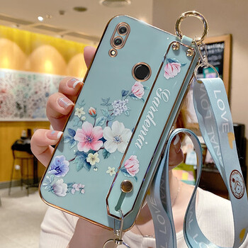 边清新女tl10斜跨 薄荷绿-个性花卉配斜跨绳 华为 畅享max【图片 价格