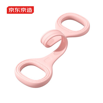 京东京造 8字拉力器弹力带拉力绳背部训练阻力带开肩颈拉伸带硅胶15LB