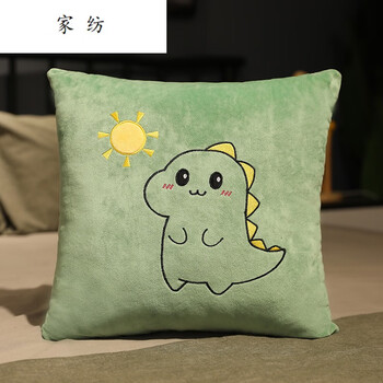 抱枕靠垫沙发客厅靠枕床头汽车靠抱枕套不含芯男生款睡觉枕头车用恐龙