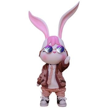 娃娃潮玩手办玩偶桌面摆件兔子公仔动漫卡通bjd关节人偶玩具女孩生日