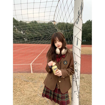 茶西 徽章 山楂树格裙 红领花(2(上衣 子)) xl