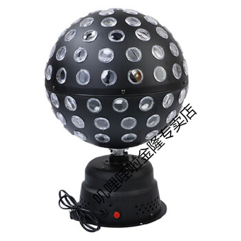声控灯球音乐节奏七彩魔幻炫彩灯家用旋转闪光灯蹦迪迪斯科的士高 9色