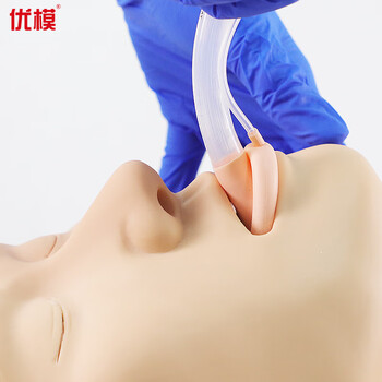 优模环甲膜穿刺和切开训练仿真模型成人男性环甲膜可更换气管演示环甲膜穿刺切开练习模型YOMO/CK1261S
