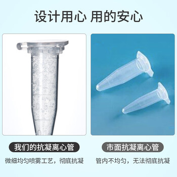 比克曼生物（BKMAM）抗凝离心管子弹头0.5ml/1.5ml抗凝管含EDTA-K2血常规血球分析用 【1.5mL】500个/袋