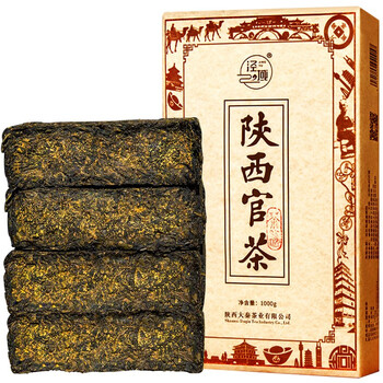 藏锋茯砖茶　三年陳金花茯2個セット 金花茯砖价格报价行情- 京东