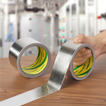 北极熊(Polar bear) 加厚铝箔胶带 60mm*10y(9.1米)1卷装 耐高温 防水 防油 防漏 防晒 AL-610 北极熊(Polar bear) 加厚铝箔胶带 60mm*10y(9.1米)1卷装 耐高温 防水 防油 防漏 防晒 AL-610