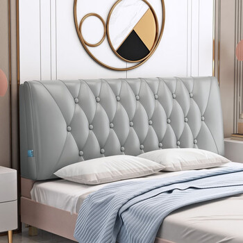 踏踏米软包床头床头靠垫软包床头板双人大靠背床头套罩自粘现代简约可