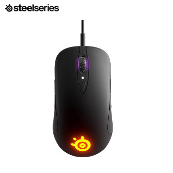 赛睿（SteelSeries）大师系列Sensei Ten 有线鼠标 电竞游戏鼠标 8键可编程 高敏操控 倾斜追踪 UZI推荐 黑色