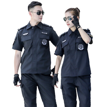 秋冬加厚保安服套装工作服套装执勤服男保安冬装物业制服套装门卫安保