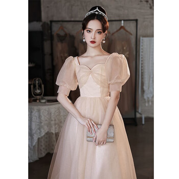 音乐生艺考礼服女声乐小个子合唱团演出服年会晚礼服新款女轻奢小众