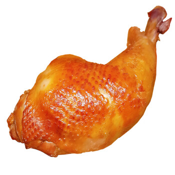 【闪电发货】哈尔滨熏鸡腿4只烟熏东北熏酱熏味鸡大腿熟食真空即食卤