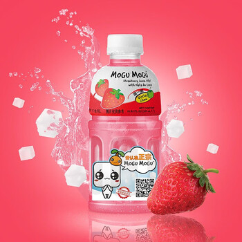 摩咕摩咕泰国进口摩咕摩咕果汁320ml*6瓶菠萝草莓荔枝橙子葡萄芒果含