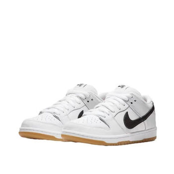 耐克顿dunksb板鞋男女学生纯原冰雪奇缘影子灰低帮休闲鞋 黑白生胶