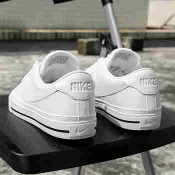 耐克（NIKE）男鞋2024秋新款COURT LEGACY透气轻便运动鞋子低帮休闲板鞋DH3162 DH3162-101 /白色皮质 43