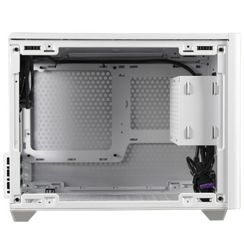 酷冷至尊(CoolerMaster)NR200(魔方200)白 ITX电脑台式小机箱 支持280水冷位/7风扇位/显卡竖装/免工具安装