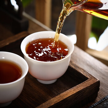 長盛川茶叶黑茶 贡砖茶350g 陈化三年老料砖茶熬煮内蒙奶茶喝湖北青砖茶