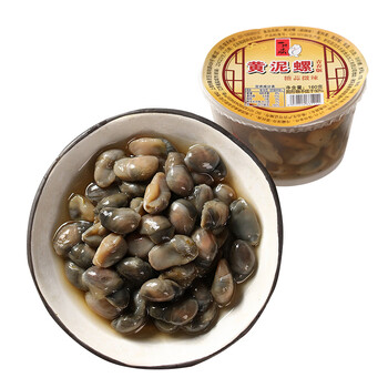 一只鼎蒜蓉话梅味三星黄泥螺160g即食小泥螺腌制醉泥螺开胃下酒菜蒜蓉