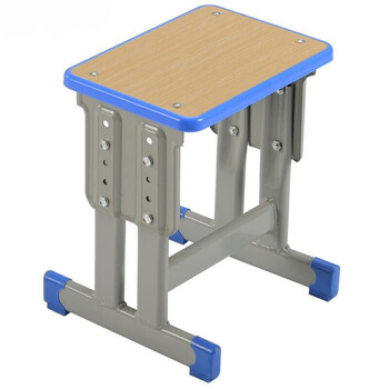 琛宇学生升降桌凳 学生课桌椅 培训椅子 学校凳子单柱小方凳2 浅蓝色