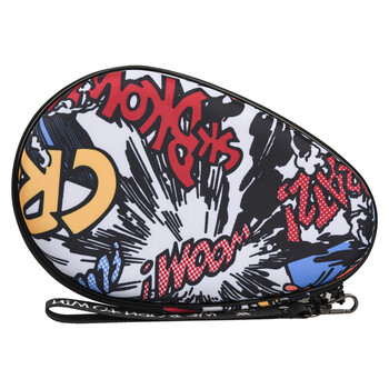 莹恋WINION严选 乒乓球拍套拍包葫芦型 涂鸦硬壳硬质乒乓球包拍袋子