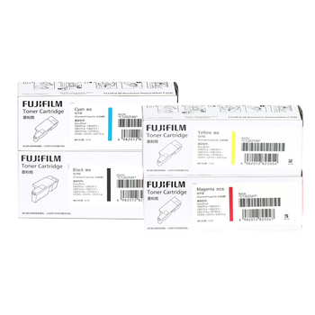 FUJIFILM富士施乐（Fuji Xerox）CM215b/CM215fw/CP105b/205b原装墨粉粉盒 经济型四色套装（黑青红黄）