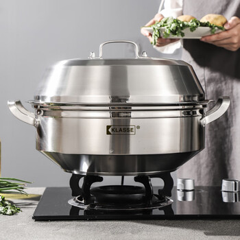 2022新款蒸海鲜气锅蒸汽火锅蒸汽锅蒸海鲜锅海鲜蒸锅桑拿锅多功能蒸气